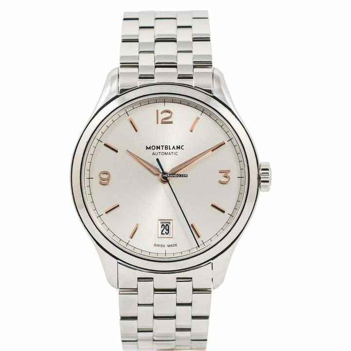  Montblanc Heritage Chronométrie MB112519 - Heritage Chronométrie Automatic Silver Dial Stainless Steel Men's Watch </h1> 