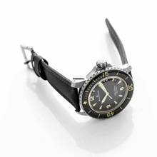 Thumbnail von Blancpain Fifty Fathoms 5015-12B30-B52A - Fifty Fathoms Automatique Titanium / Black / Canvas 45mm </h1>