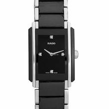 Thumbnail von Rado Integral R20613712 - Integral Diamonds Quartz Black Dial Black Ladies Watch </h1>