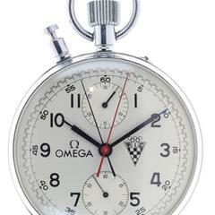 Thumbnail von Omega Taschenuhr Split Second Chronograph Rattrapante pocket watch made for the Automobile Club Firenze in Italy </h1>