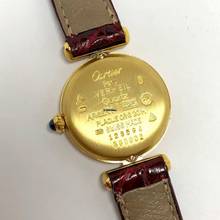 Thumbnail von Cartier VERMEIL COLISÈE Quartz Electroplated Ladies Watch 0.55TCW Pi </h1>
