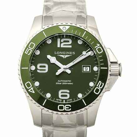  Longines HydroConquest L37824066 - HydroConquest Automatic Green Dial Men's Watch </h1> 