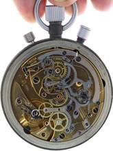 Thumbnail von Omega Taschenuhr Gents manual wind Split Second Chronograph Rattrapante Olympic pocket watch