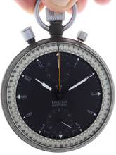 Thumbnail von Omega Taschenuhr Gents manual wind Split Second Chronograph Rattrapante Olympic pocket watch