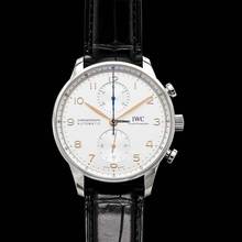 Thumbnail von IWC Portugieser Chronograph IW371604 - Portugieser Automatic Chronograph Silver Dial Unisex Watch </h1>