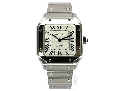  Cartier Santos de Cartier Edelstahl mittleres Modell Ref. WSSA0029 </h1> 
