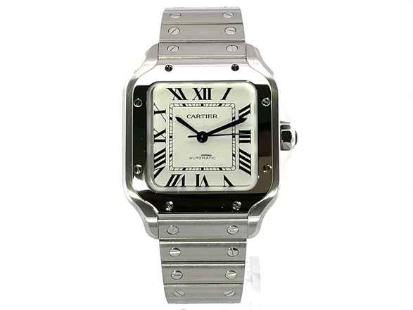  Cartier Santos de Cartier Edelstahl mittleres Modell Ref. WSSA0029 </h1> 