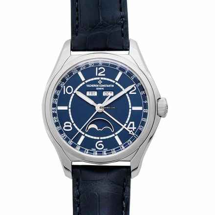  Vacheron Constantin Fiftysix 4000E/000A-B548 - FiftySix Complete Calender Stainless Steel Automatic Blue Dial Men's Wat </h1> 