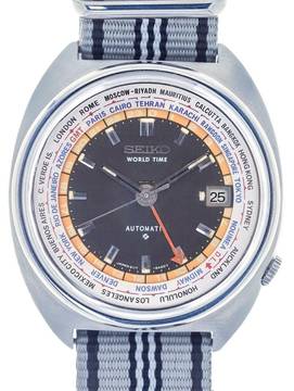  Seiko World Time Gents Automatic Wristwatch World – Time </h1> 