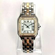 Thumbnail von Cartier Panthère Quartz 27mm 1 Row Gold 0.48TCW DIAMOND Watch </h1>
