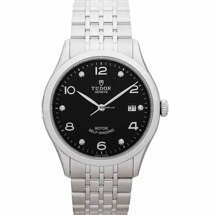  Tudor 1926 91550-0004 - 1926 Baselworld 2018 Automatic Black Dial Diamond Index Men's Watch </h1> 