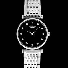 Thumbnail von Longines La Grande Classique L42094586 - La Grande Classique de Longines Quartz Black Dial Diamond Ladies Watch </h1>