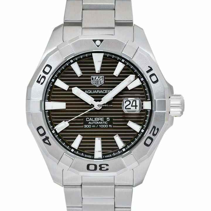  TAG Heuer Aquaracer 300M WAY2018.BA0927 - Aquaracer Automatic Brown Dial Men's Watch </h1> 