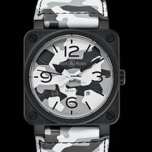 Thumbnail von Bell & Ross BR 03-92 Ceramic BR0392-CG-CE/SCA - Instruments BR 03-92 Grey and White Dial Limited Edition Men's Watch </h1>