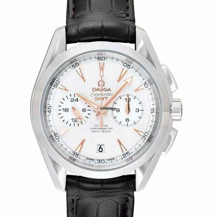  Omega Seamaster Aqua Terra 231.13.43.52.02.001 - Seamaster Aqua Terra Co-Axial GMT Chronograph Automatic Silver Dial </h1> 