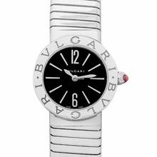 Thumbnail von Bulgari 102097 - Tubogas Quartz Black Dial Ladies Watch </h1>