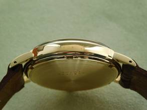 Thumbnail von Universal Genève 18 Kt Gold Bumper Hammerautomatik im original Zustand </h1>