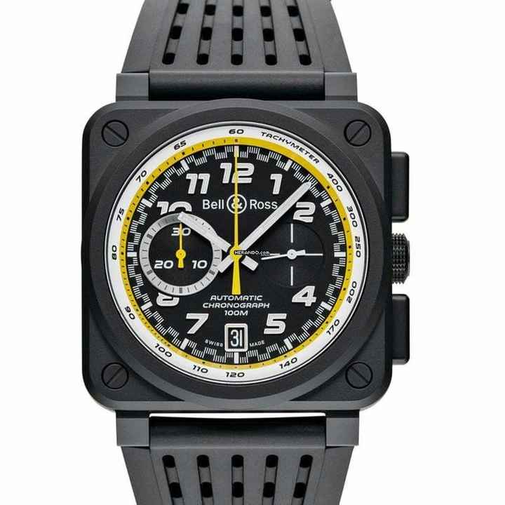  Bell & Ross BR 03-94 Chronographe BR0394-RS20/SRB - Automatic Black Dial Ceramic Men's Watch </h1> 