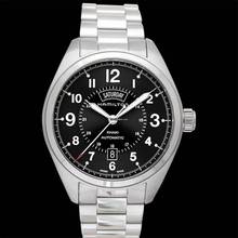 Thumbnail von Hamilton Khaki Field Day Date H70505133 - Khaki Field Automatic Black Dial Stainless Steel Men's Watch </h1>