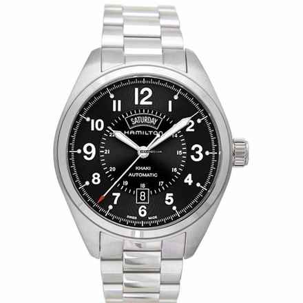  Hamilton Khaki Field Day Date H70505133 - Khaki Field Automatic Black Dial Stainless Steel Men's Watch </h1> 