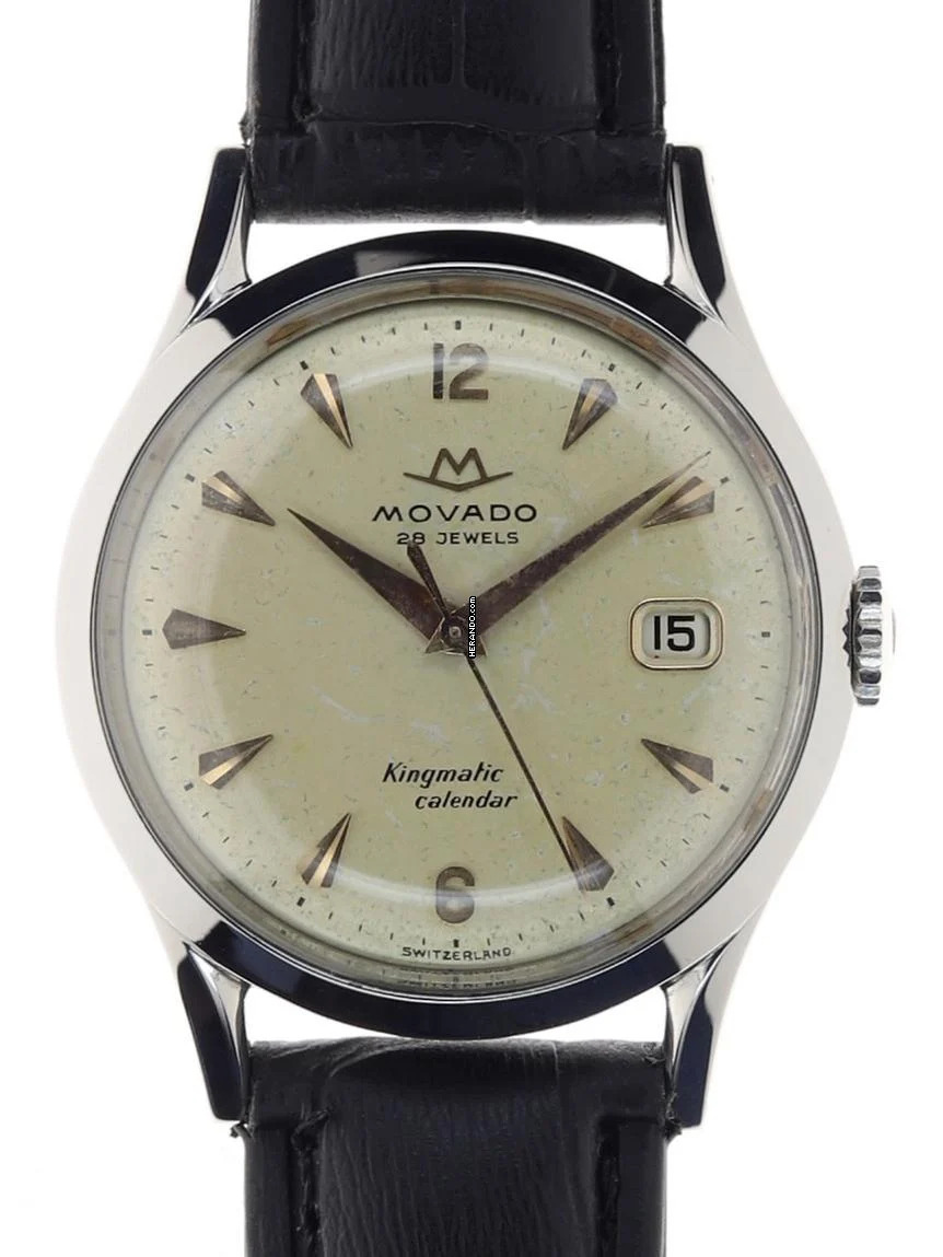  Movado Kingmatic Gents Automatic Wristwatch Kingmatic  