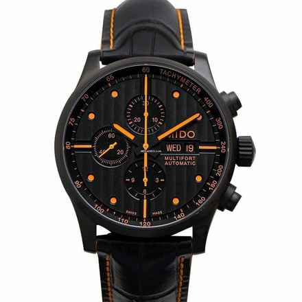  Mido Multifort Chronograph M005.614.36.051.22 - Multifort Automatic Chronograph Black Dial Men's Watch </h1> 