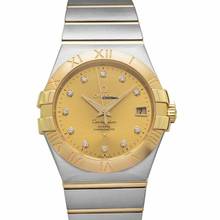 Thumbnail von Omega Constellation 123.20.35.20.58.001 - Constellation Co-Axial 35 mm Automatic Champagne Dial Diamond Indexe </h1>