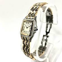 Thumbnail von Cartier Panthère 23mm 3 row gold Diamond Watch </h1>