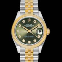 Thumbnail von Rolex Datejust 31 278273-0030 - Datejust 31 Automatic Green Dial Diamond Indexes Steel And 18ct Yellow Gold </h1>