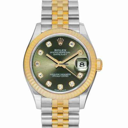  Rolex Datejust 31 278273-0030 - Datejust 31 Automatic Green Dial Diamond Indexes Steel And 18ct Yellow Gold </h1> 