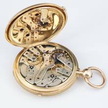 Thumbnail von Jules Jürgensen Savonette Taschenuhr 18k Gold Blitzende Unabhänige Sekunde 1865 Box