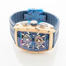 Thumbnail von Cvstos CVGT-SEA-REGATA-1000 - Chrono Automatic skeleton Dial Red Gold Men's Watch </h1>