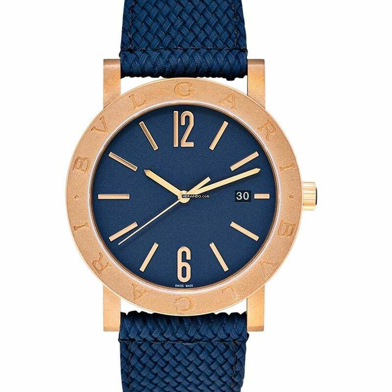  Bulgari 103132 - Automatic Blue Dial Men's Watch </h1> 