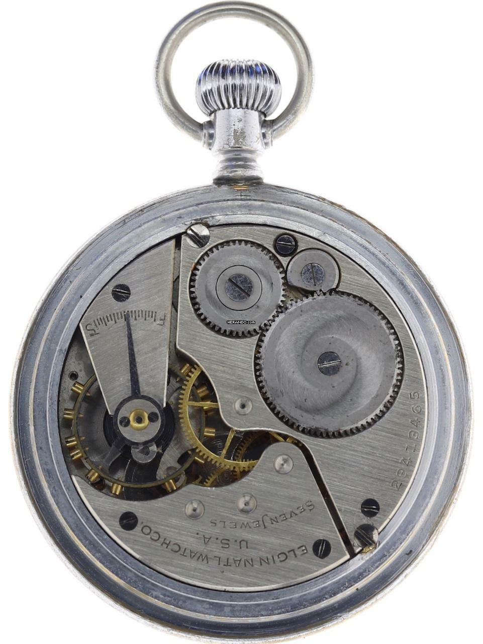 Thumbnail von Elgin Gents WWII Military Pocketwatch G.S.T.P. </h1>