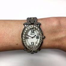 Thumbnail von Chopard Happy Sport Quartz 30mm Steel ~2.5TCW Diamond Watch </h1>