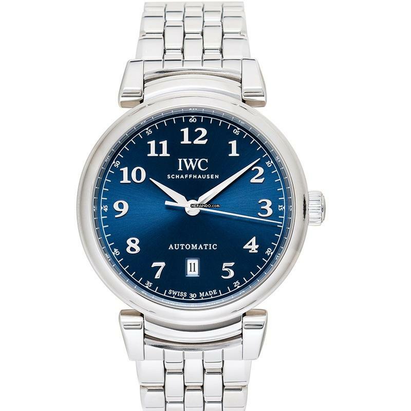  IWC Da Vinci Automatic IW356605 - Da Vinci Automatic Blue Dial Stainless Steel Men's Watch </h1> 
