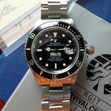 Thumbnail von Rolex Submariner Date COMEX 168000 Submariner Triple ZERO Limitiert 100 Stück/Pieces Tritium Zifferblatt und Zeiger alles im Original Zustand !!