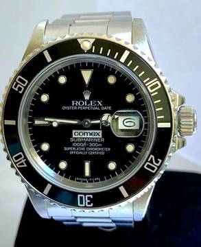  Rolex Submariner Date COMEX 168000 Submariner Triple ZERO Limitiert 100 Stück/Pieces Tritium Zifferblatt und Zeiger alles im Original Zustand !! 