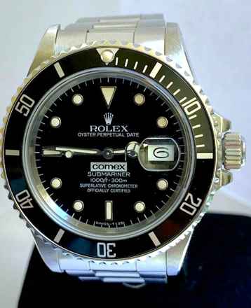  Rolex Submariner Date COMEX 168000 Submariner Triple ZERO Limitiert 100 Stück/Pieces Tritium Zifferblatt und Zeiger alles im Original Zustand !! 