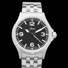 Thumbnail von Sinn 556 556.014 - 556 A Black Dial Stainless Steel Fine Link 38.5mm </h1>