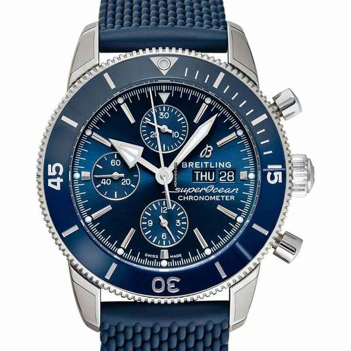  Breitling Superocean Heritage II Chronograph A13313161C1S1 - Superocean Heritage II Chronograph Automatic Blue Dial Men's Watch </h1> 