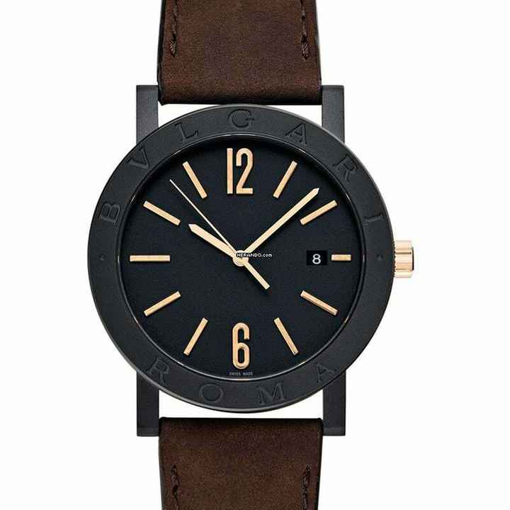  Bulgari Bulgari 103219 - Bvlgari Roma Watch Automatic Black DIal Unisex Watch </h1> 