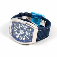 Thumbnail von Franck Muller Vanguard V 45 SC DT AC YACHT (BL) - VANGUARD Automatic blue Dial Stainless Steel Men's Watch </h1>