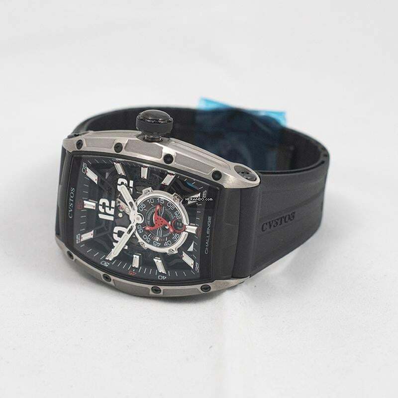 Thumbnail von Cvstos CVT-JET2-PS-TTBKTT_102 - HMS Automatic skeleton Dial Titanium Men's Watch </h1>