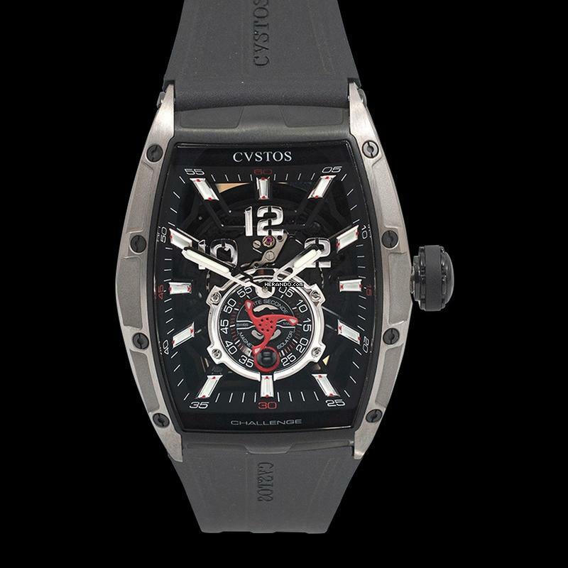 Thumbnail von Cvstos CVT-JET2-PS-TTBKTT_102 - HMS Automatic skeleton Dial Titanium Men's Watch </h1>