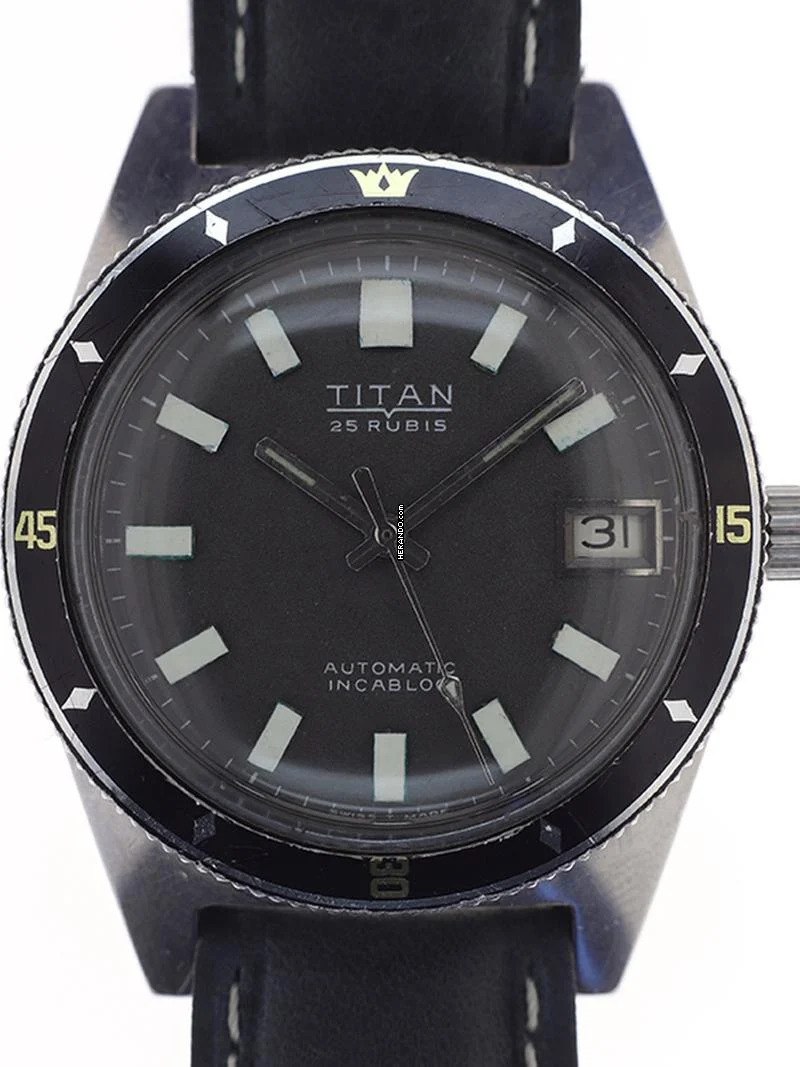 Titan Gents Automatic Divers Wristwatch 25 Rubis </h1>