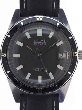  Titan Gents Automatic Divers Wristwatch 25 Rubis </h1> 