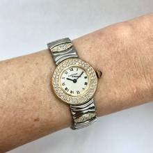Thumbnail von Cartier COLISÈE 18K YG & Steel 1.59TCW DIAMOND Watch </h1>