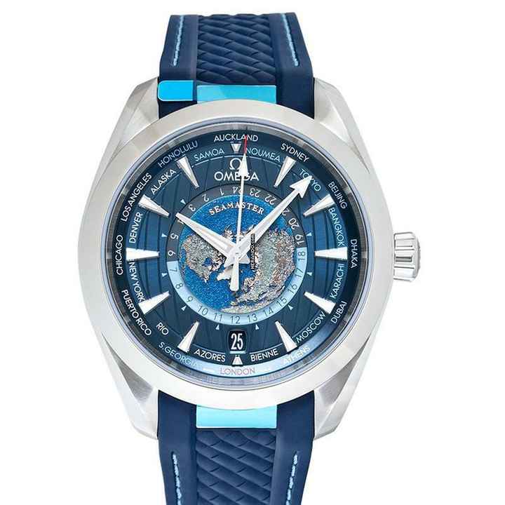  Omega Seamaster Aqua Terra Worldtimer 220.12.43.22.03.001 - Seamaster Aqua Terra Chronometer GMT WorldTimer 43mm Automatic Blue </h1> 