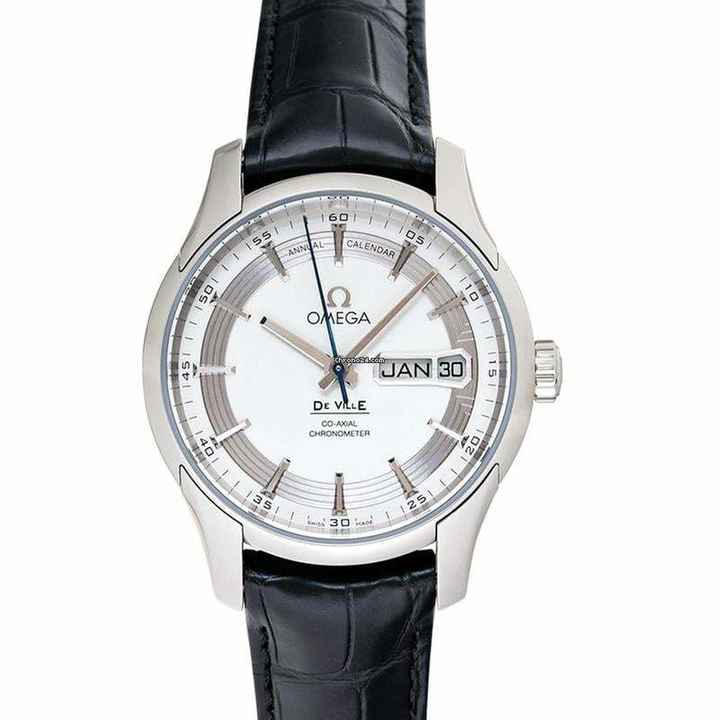  Omega De Ville Hour Vision 431.33.41.22.02.001 - De Ville Hour Vision Co-Axial Annual Calendar 41 mm Automatic Silver </h1> 